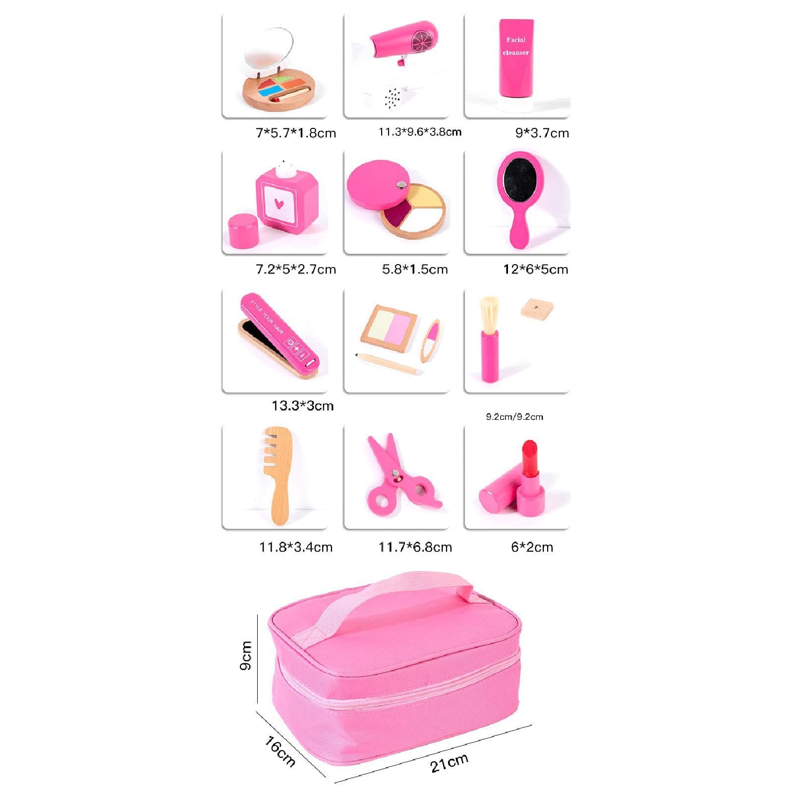 Kit de Maquillaje de Juguete para Niños, Juego de Simulación, Desarrollo de La Motricidad Fina, Disfraces Y Juegos de rol.