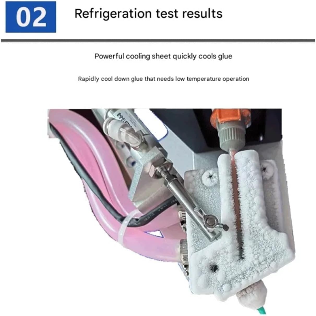 AB Glue Refrigeration Bracket shutoff Valve Dispensing Machine Pneumatic Gun Delayed Curing Refrigerator(Flashlight Glue Gun)