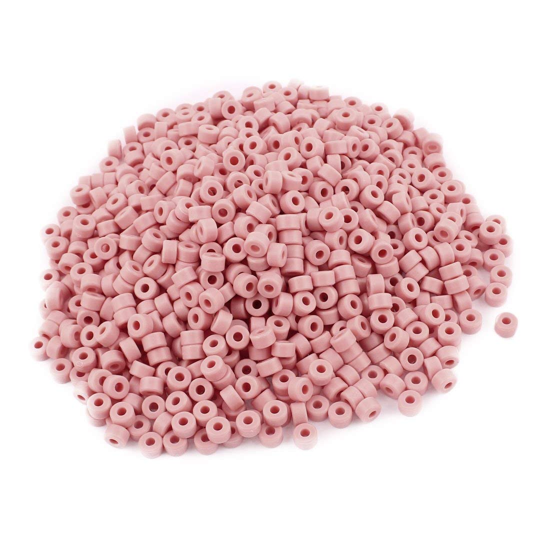 Ubersweet® a16042500ux1143 Column Insulated Spacer Washer Standoff Pillars Support 1000 Piece Pink, 0.28" Width, 0.28" Length-image-48