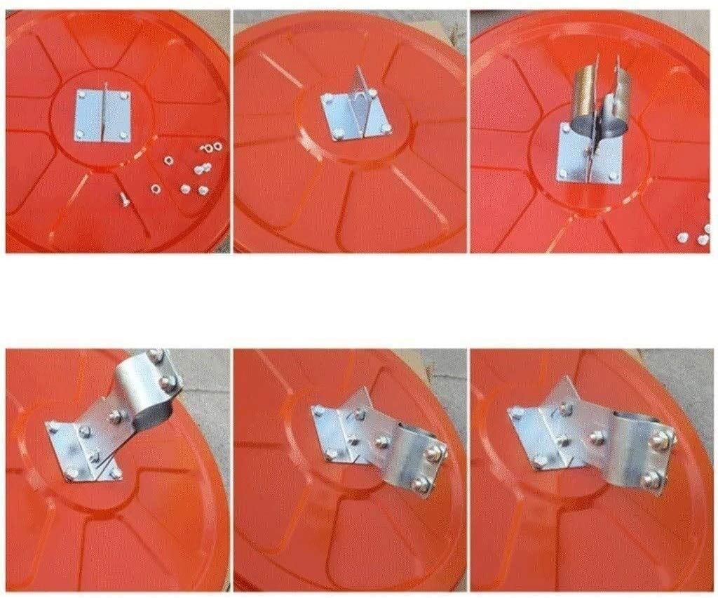 Espejo de Seguridad Convexo, Espejo de tráfico de ángulo Amplio para Carretera, Espejo de Seguridad para Puntos Ciegos con parábola, Adecuado para intersecciones (60Cm)