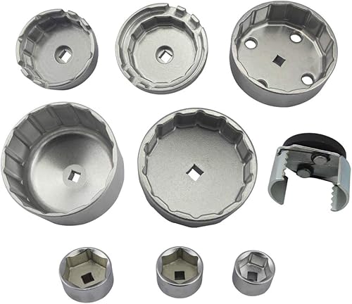 Miniatura 4 de Llave de filtro de aceite integral 9 piezas herramienta de recogida de instalación de pinza de válvula para VW Audi Benz BMW Toyota