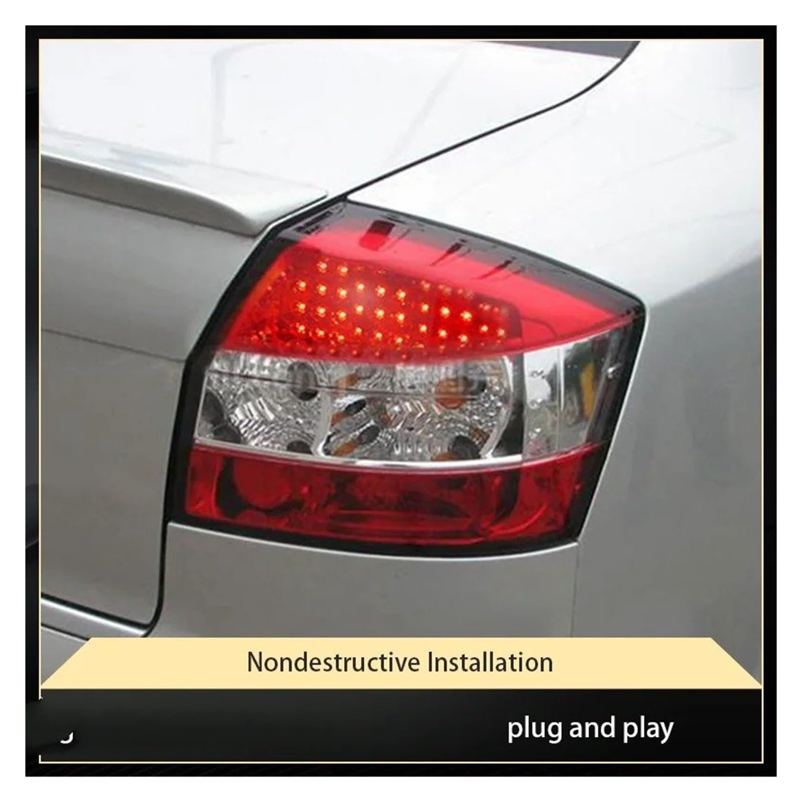 Per A4L B6 2001 2002 2003 2004 Fanale Posteriore LED DRL Segnale Dinamico Freno Retromarcia Lampade Fanali Posteriori Accessori Auto Fanale Posteriore