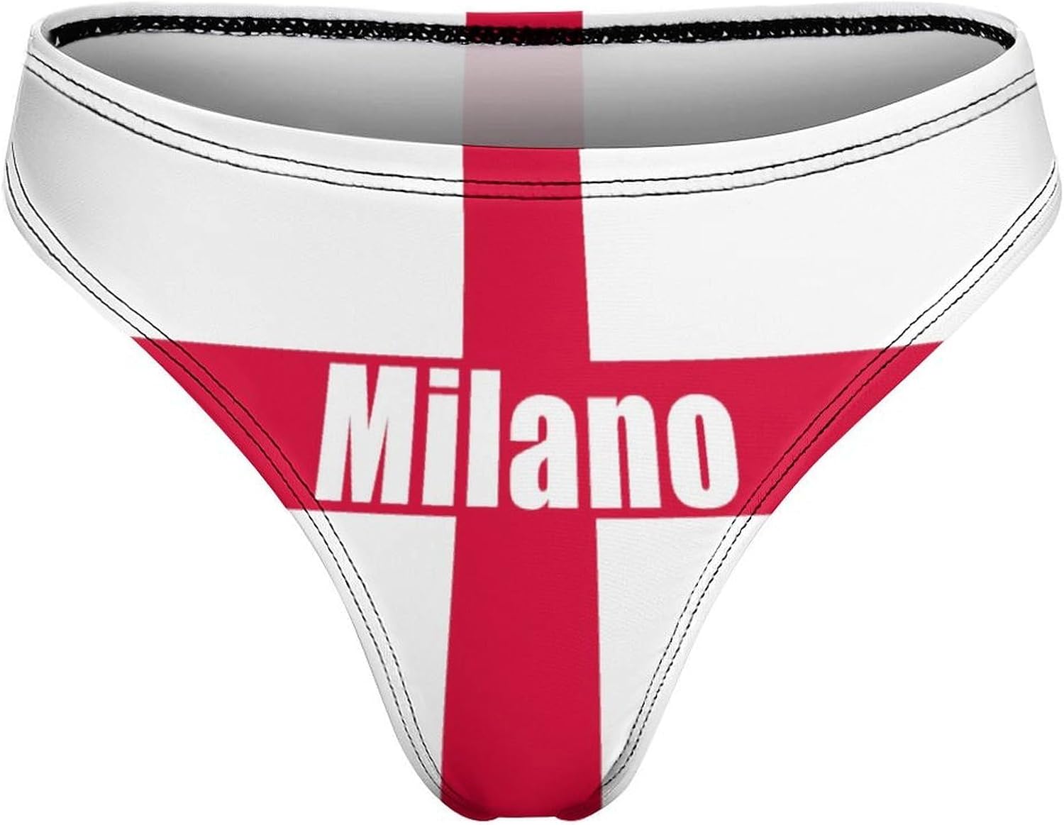 Milan Flag Italy Breathable Thong Underwear Women Soft XX-Large (xx_l)