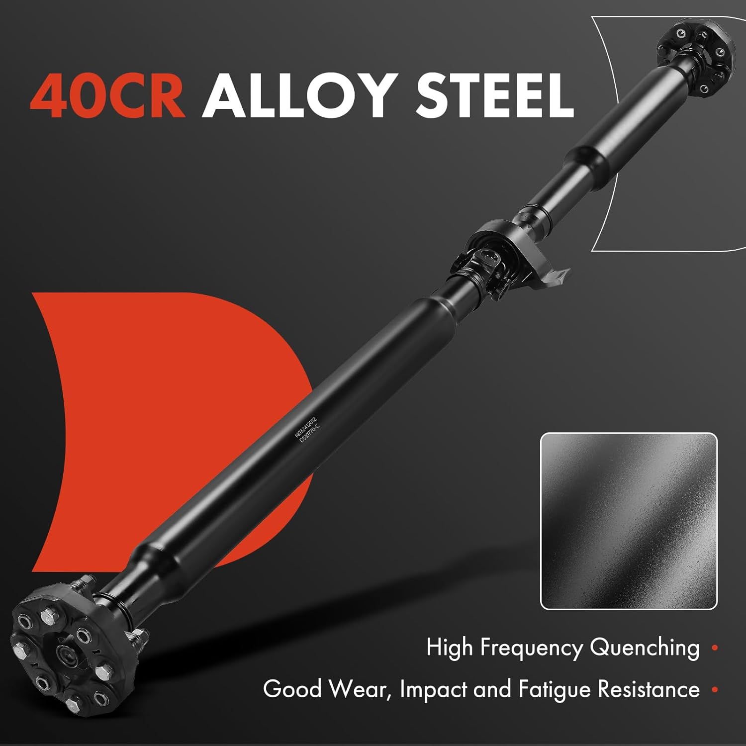 A-Premium Rear Drive Shaft Driveshaft Assembly Compatible with Mercedes-Benz W221 Series S600 2007-2013, S65 AMG 2007-2013, RWD, Replace# A2214109106, A2214100316, Complete Prop Shaft