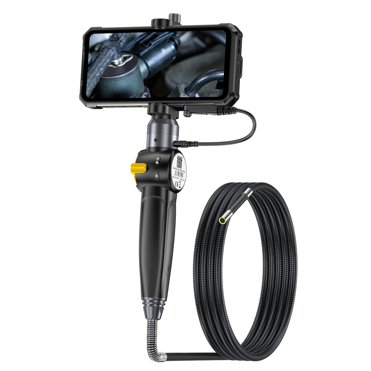 Ulefone uSmart E03 Endoscopio Bidirezionale Ruotabile a 180°, per ulefone Armor 34 Pro/33/33 Pro/30/30 Pro/29 Ultra/29 Pro/28 Pro/28 Ultra/27T/27T Pro/26 Ultra/19/19T/18/18T