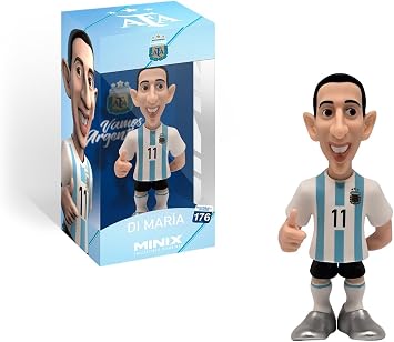MINIX - Football Stars #176 - Argentina - Angel Di Maria 11 - Collectible Figure 12 cm