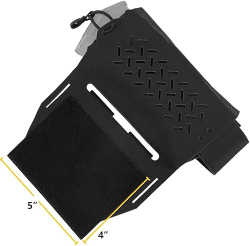 Miniatura 6 de Conjunto de bolsa de ala expansiva, soporte de radio militar 5.56 Mag bolsa chaleco de caza accesorios bolsa lateral aparejo pecho