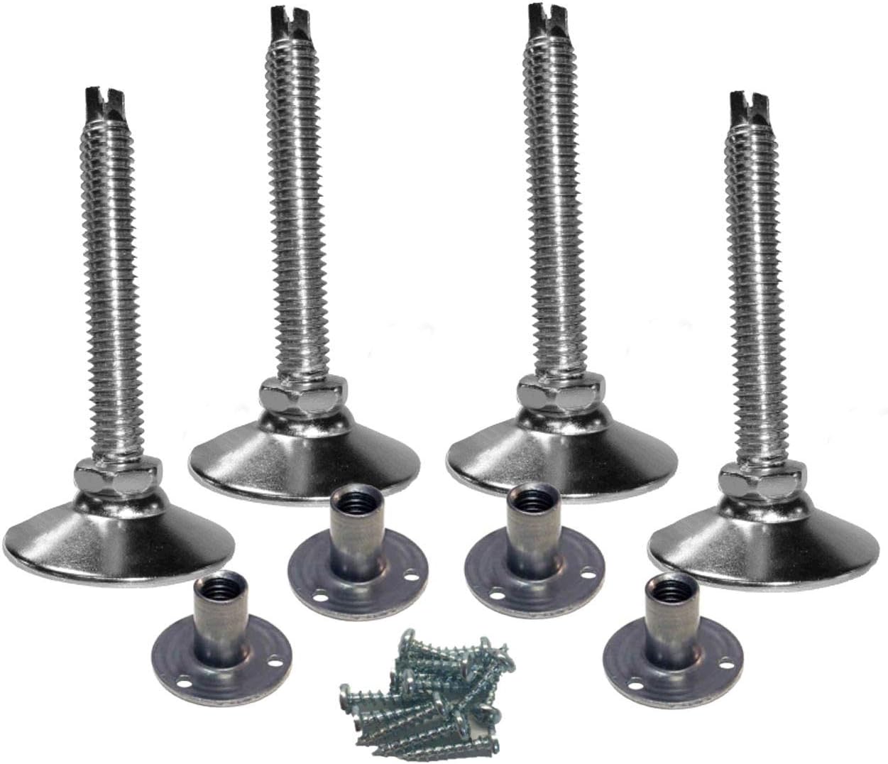Leg Leveler with T-nut (4-Pack)