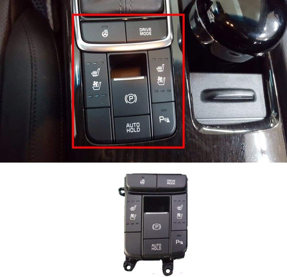 Genuine OEM 93300-D4HP0-WK Console Floor Switch, Complete / 93300D4HP0WK for Kia Optima K5 16-17