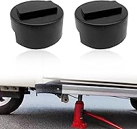 Vista 1 de 2 unids Car Lift Jack/Jack Stand Adapter Pinch Weld Jack Pad para BMW y 1 3 4 5 Series Ranurado Goma Jack Pad Frame Rail Protector Square