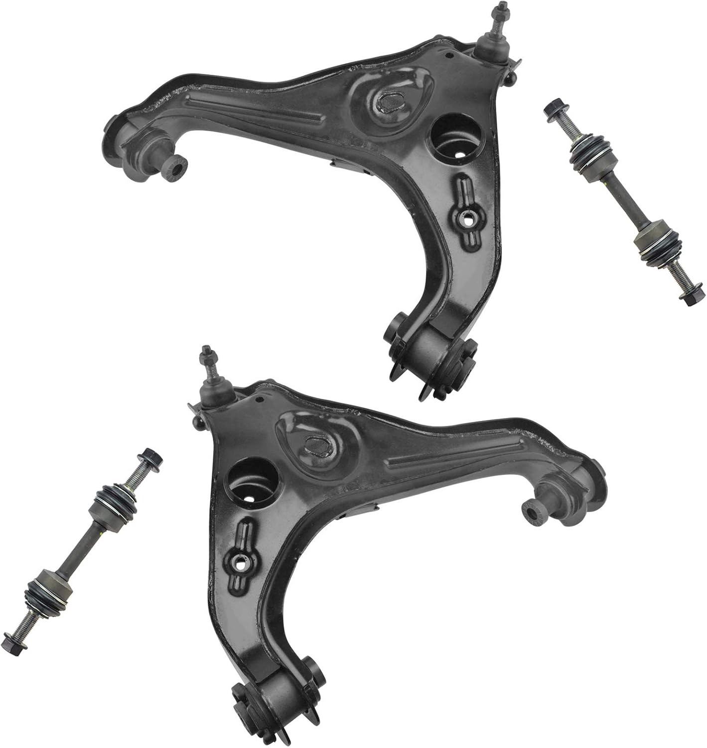 TRQ Front Suspension Kit Control Arm with Ball Joint Sway Bar Stabilizer Link Compatible with 2009-2013 Ford Expedition F-150 Lincoln Navigator
