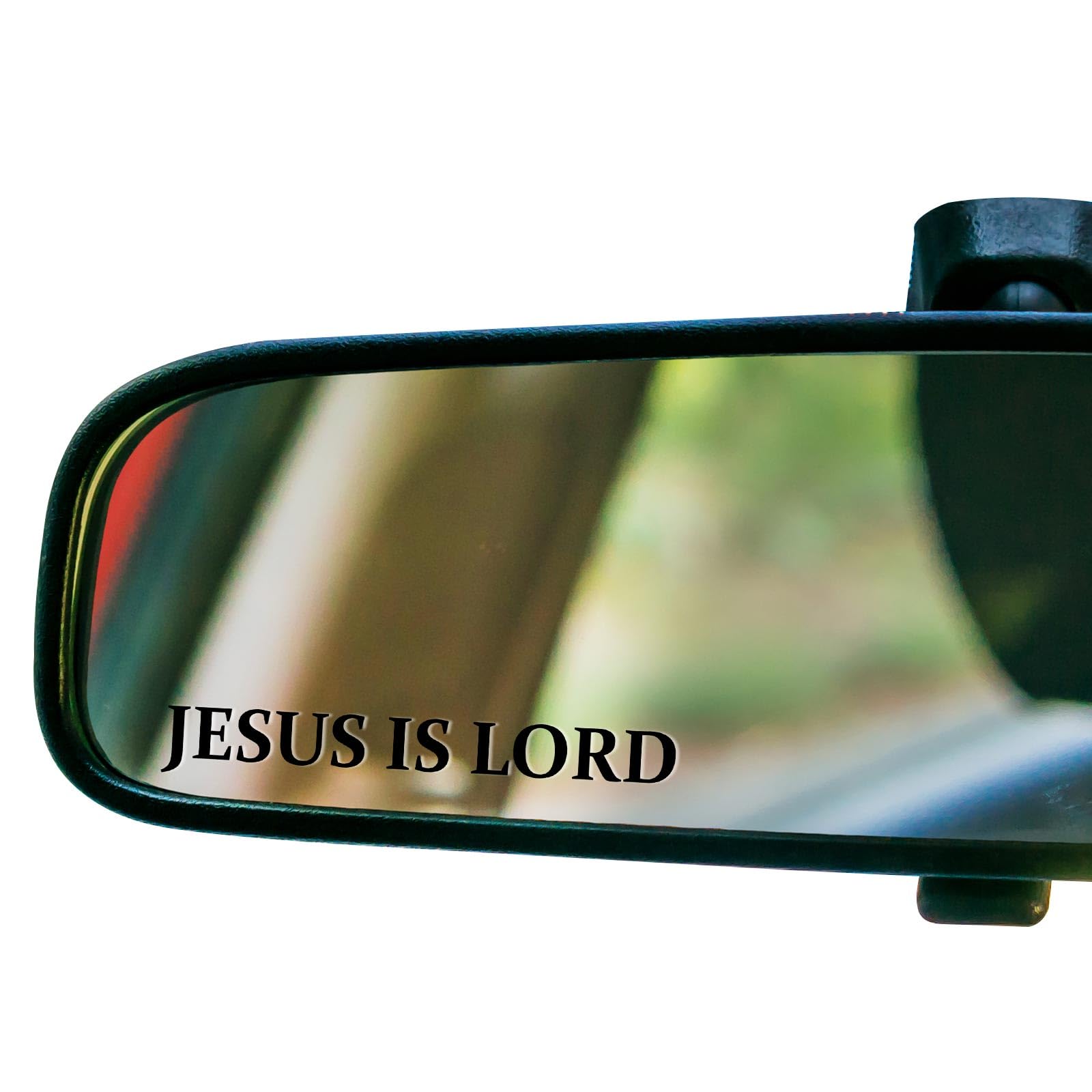 3 Pcs Jesus is Lord Mirror Stickers, Bible Verse Christian Valentines Day Gift, Jesus God Decal for Car Rearview Window Bumper Laptop, Vinyl