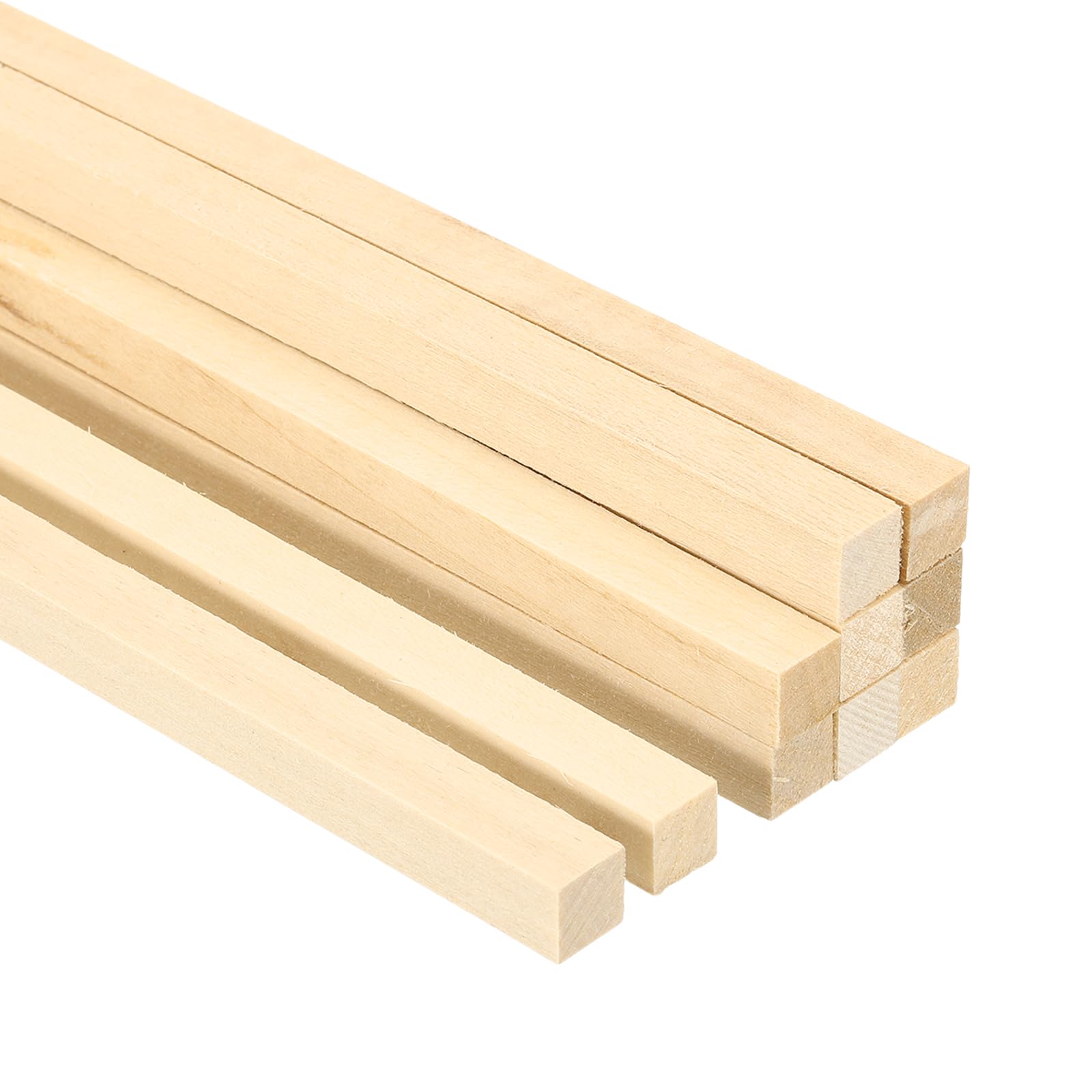 PATIKIL 5/16 Inch Dowel Rods Wood Sticks, 10 Pcs 4 Inch Long Square Wooden Dowels Unfinished Hardwood Sticks for Craft DIY Supplies