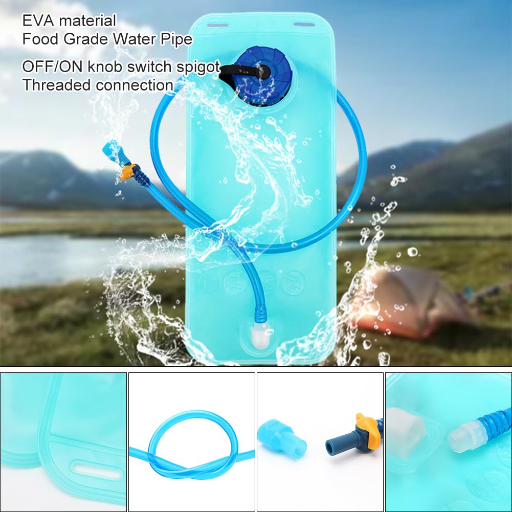 Rakiuty 2L Sacca Acqua per Zaino,Sacca Idratazione,für Outdoor Sport