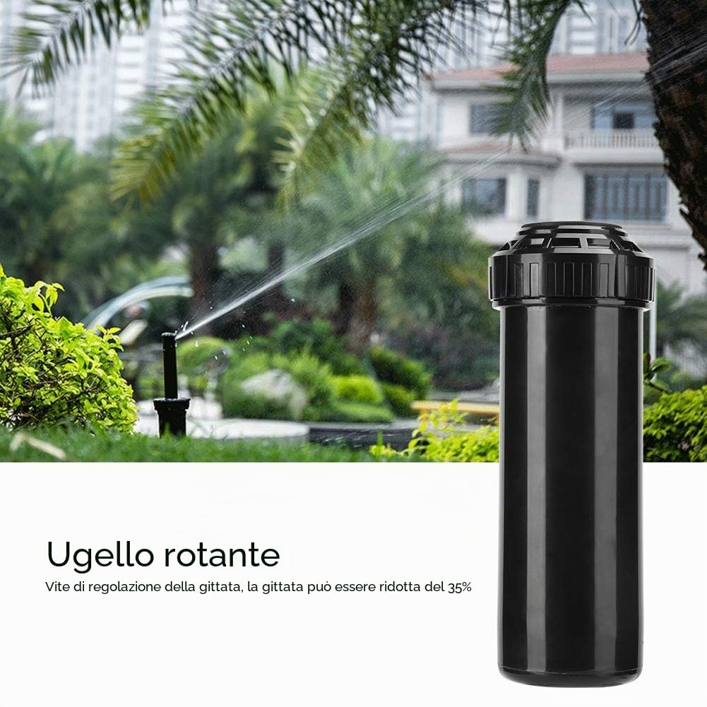 Teste dell'irrigatore DN20 G3/4 Ugello Rotante interrato Sprinkler telescopico Automatico Irrigazione Spruzzatore Giardino Strumenti per l'irrigazione del Prato