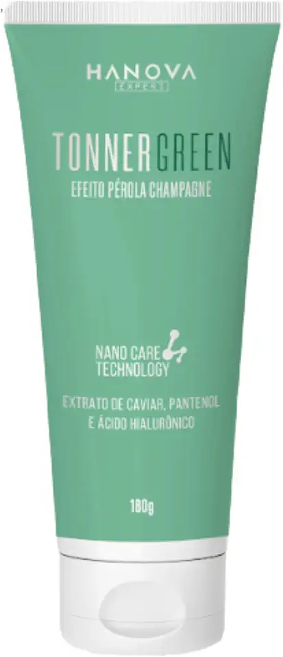 Hanova, Mascara para cabelos, Tonner Green Expert, 180g, Verde