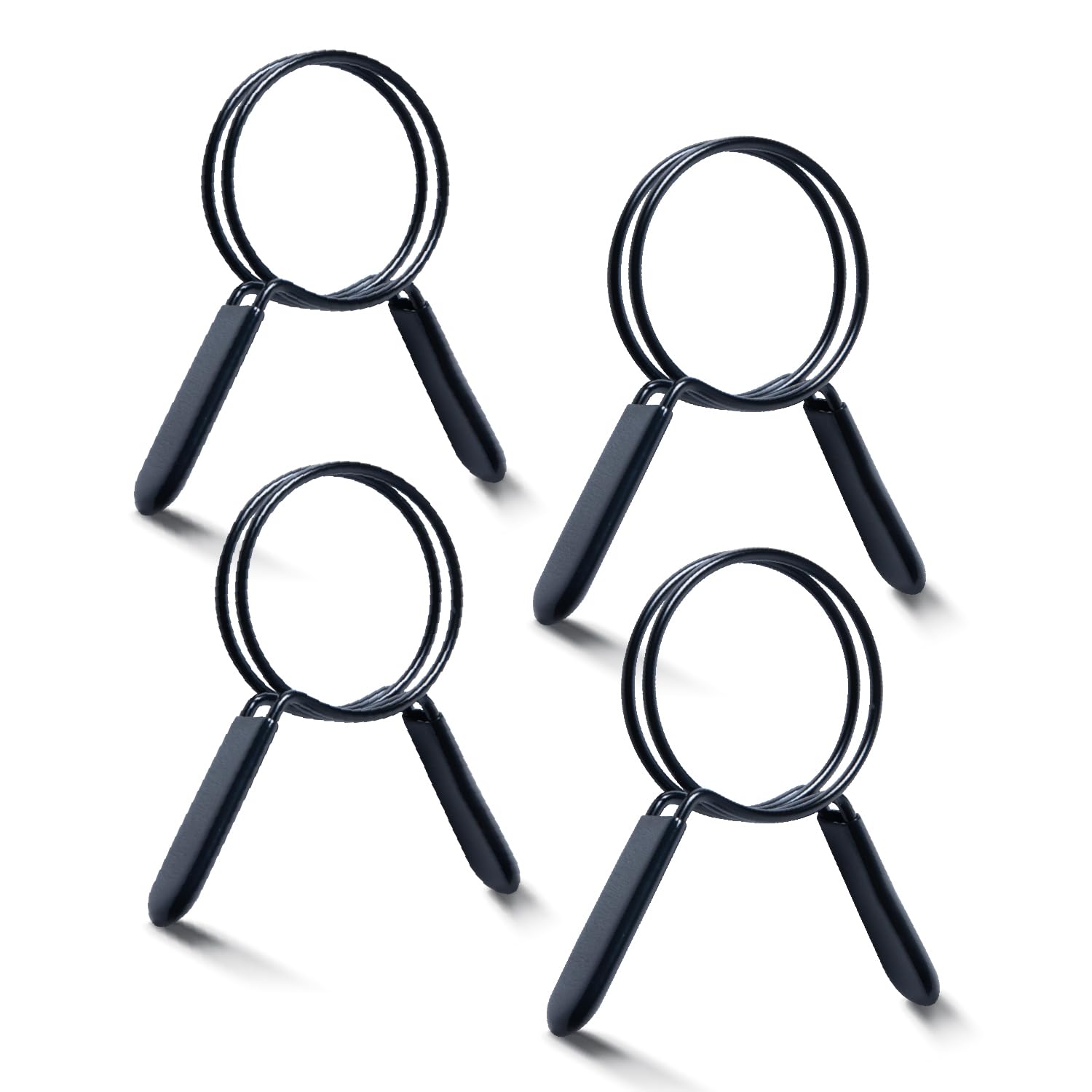 POWERTEC 3 Inch Double Loop Hose Clamps for Dust Collection Hose and Dryer Vent Hose, Quick Release Spring Clamps for Dust Collector and Dust Collection Fittings, 4 pack (70409-P2)