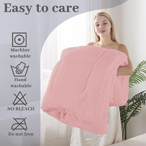 Miniatura 6 de BedTreat - Edredón con plumón alternativo tamaño queen, inserto para edredón con pestañas en las esquinas, edredón acolchado para todas las