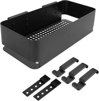 P.A.L. Pop-And-Lock Accessory Rail Storage Bin & Hooks for Traeger Timberline,Timberline XL,Ironwood,Ironwood XL,Flatrock,Grill Accessories for Traeger Z-grills Pit boss,Ironwood 885,Pro 22/34 Series