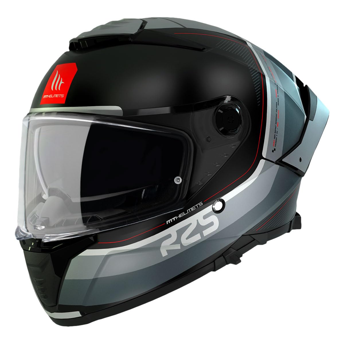 MT HELMETS Thunder 4 SV – Casco Moto Integral con Visor Solar Full Vision, Pantalla Antivaho Compatible con Pinlock, Interior Lavable y Calota HIRP | Homologado ECE 22.06 & DOT