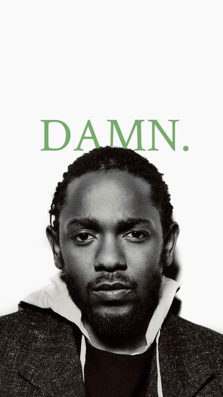 Kendrick Lamar Damn. Poster | Album Cover Poster - 12x18 Inches | 170 GSM Gloss Finish | High Resolution Poster DecorA1552