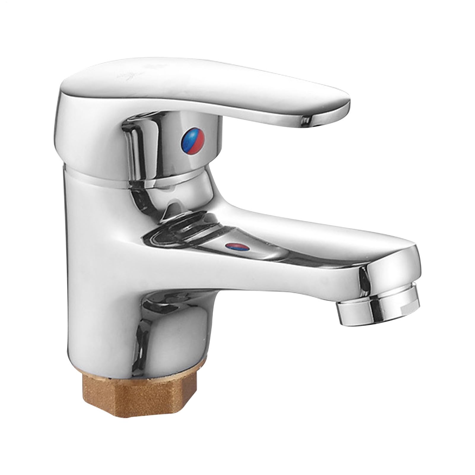 Robinet d'évier pour salle de bain compact résolvant le manque d'espace en maison mobile