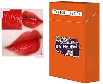 Women Long Lasting Lip Gloss Cotton Swab Matte Tattoo Lipstick, Tattoo Lipstick Cotton Swab, Long Lasting Waterproof Liquid Lipstick Grapefruit
