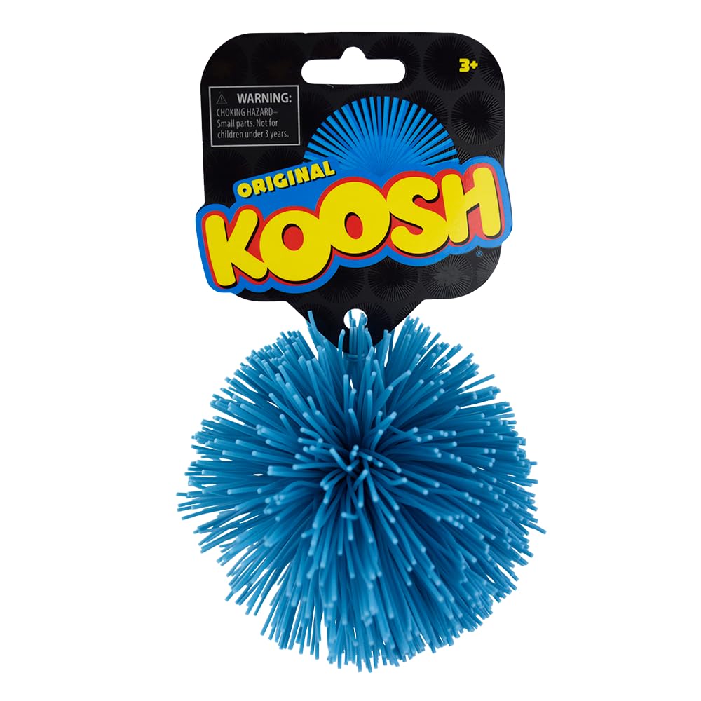 Koosh Balls 3 inch, Single Assorted Color - Kids Outdoor Toys, Beach Toys, Kids Games, Outdoor Games for Adults and Family, Outdoor Games for Kids, Kids Toys, Fidget Toys for Kids, Ages 3+