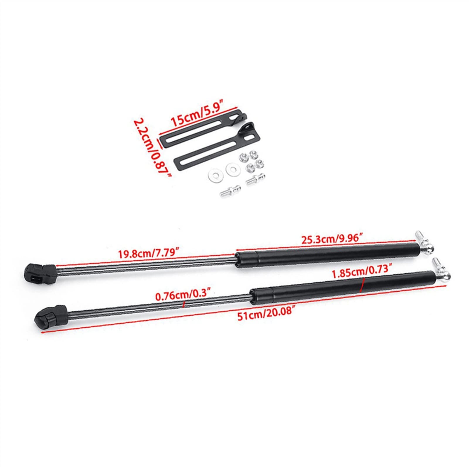 Motorhauben-Stützstreben - Rostfreie Hebestützen Für Auto, SUV & LKW Hauben