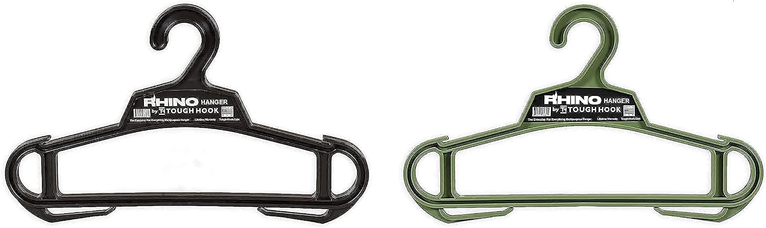 Rhino Hanger Multi Pack Set of 2 Black and Foliage |USA Made