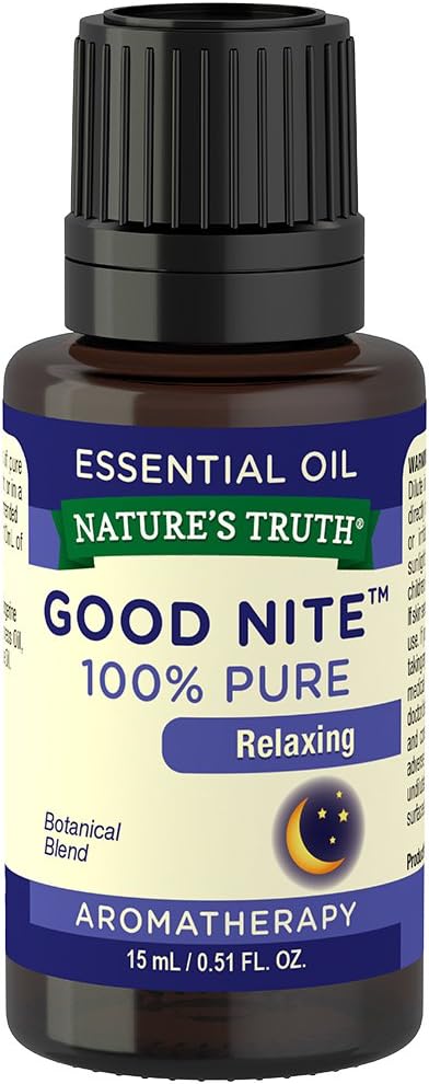 Nature's Truth Essential Oil, Good Nite, Multicolor, 0.51 Fl Oz