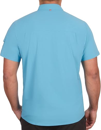 Miniatura 6 de The American Outdoorsman Blackfoot River - Camiseta de pesca de manga corta para hombre