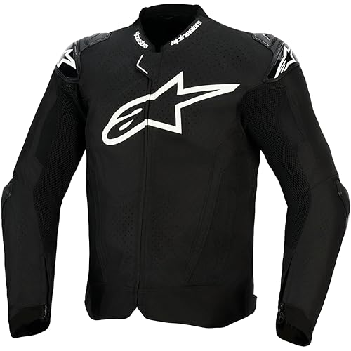 Alpinestars T-GP Air Jacket Men's, Motorcycle Riding Textile, Lightweight Breathable Mesh Ventilation, Race-Spec Aero Hump