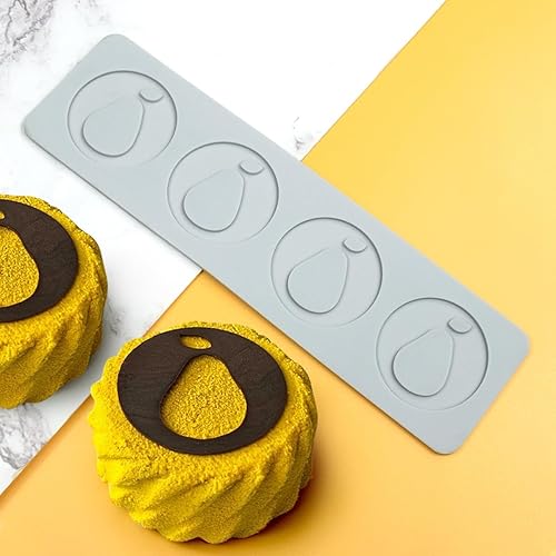 Vista 36 de Molde de silicona hueco para fondant de caramelo de chocolate con copo de nieve en relieve 3D, molde de silicona para fondant, molde de arcilla