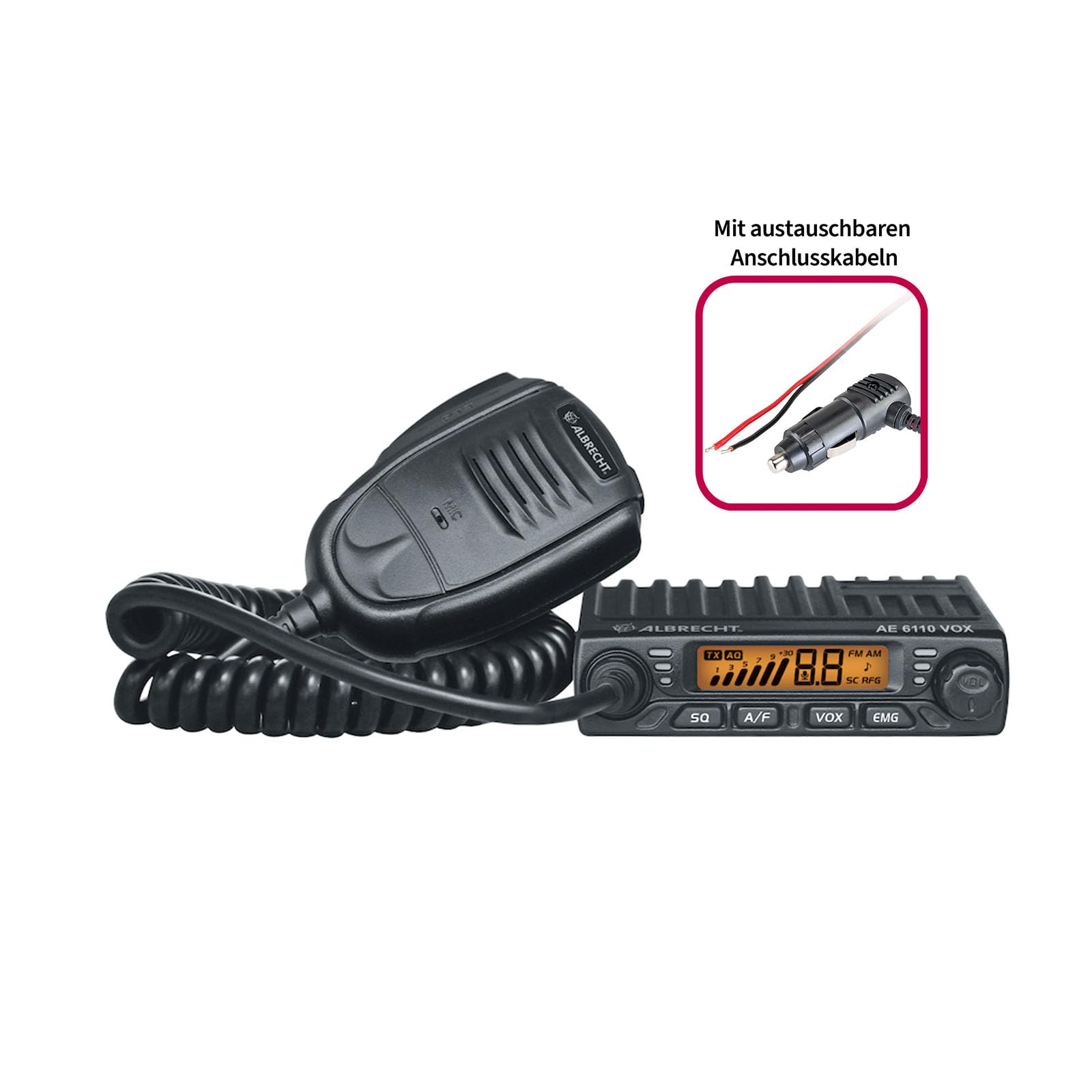 Image secondaire de Émetteur-Récepteur CB Albrecht AE6110 Compact et Performant