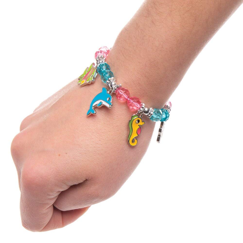 Kits De Brazaletes Con Dijes De Animales Del Bosque – 3 Pulseras Para Que Los Niños Hagan Y Lleven