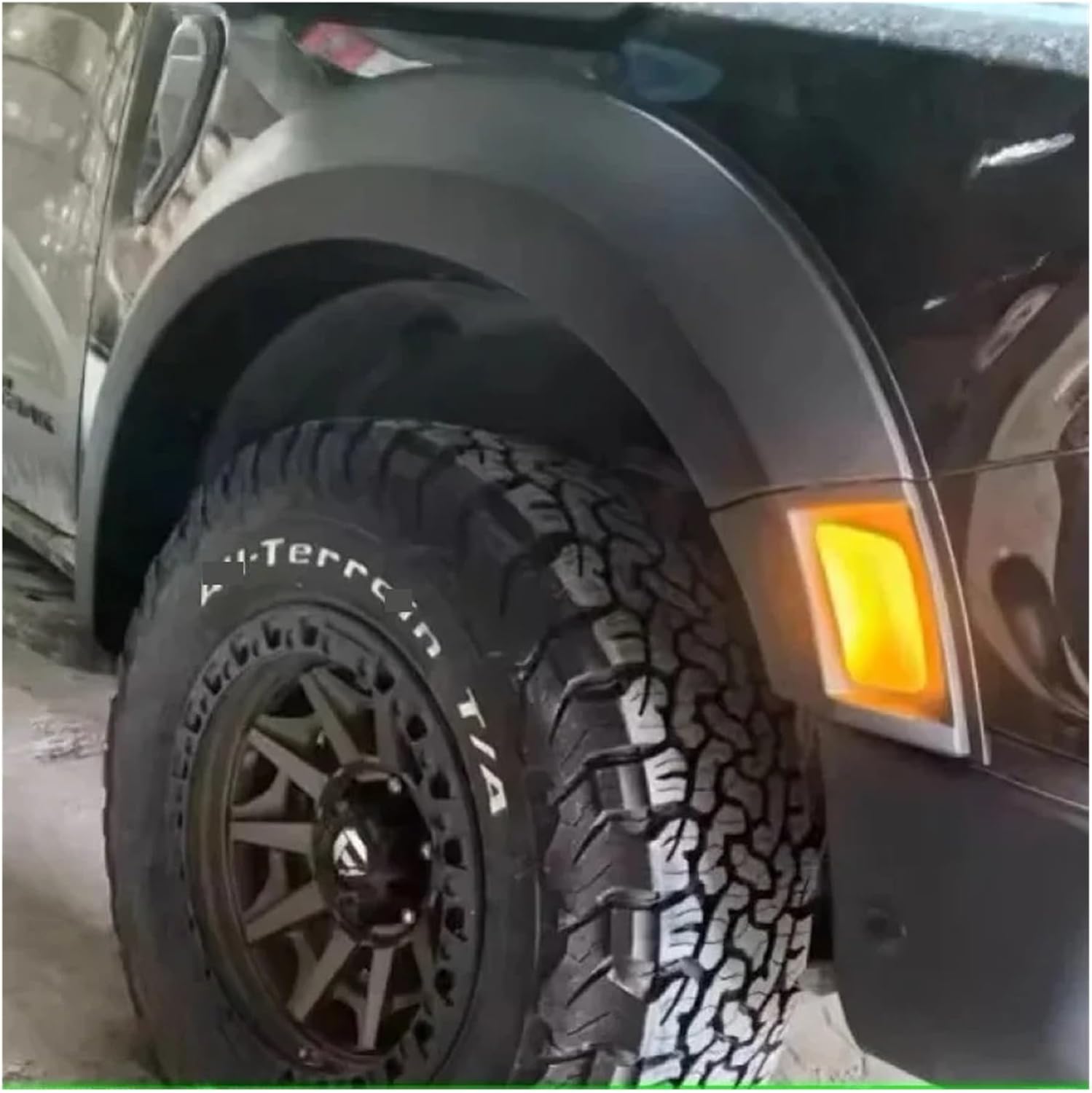 Compatible With Ranger Raptor 2024-25 Wide Body Car Wheel Eyebrow Arch Trim With Light