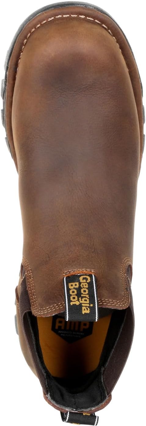 Georgia Boot Eagle One Steel Toe Waterproof Chelsea Work Boot - Image 6