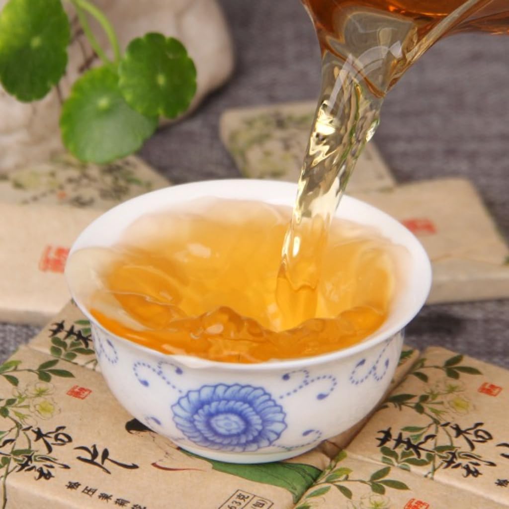 Thé Blanc Au Jasmin Du Yunnan | Thé Blanc De Vieil Arbre + Jasmin | Thé Comprimé Aromatisé | Emballage Individuel (250g / 8,82oz)