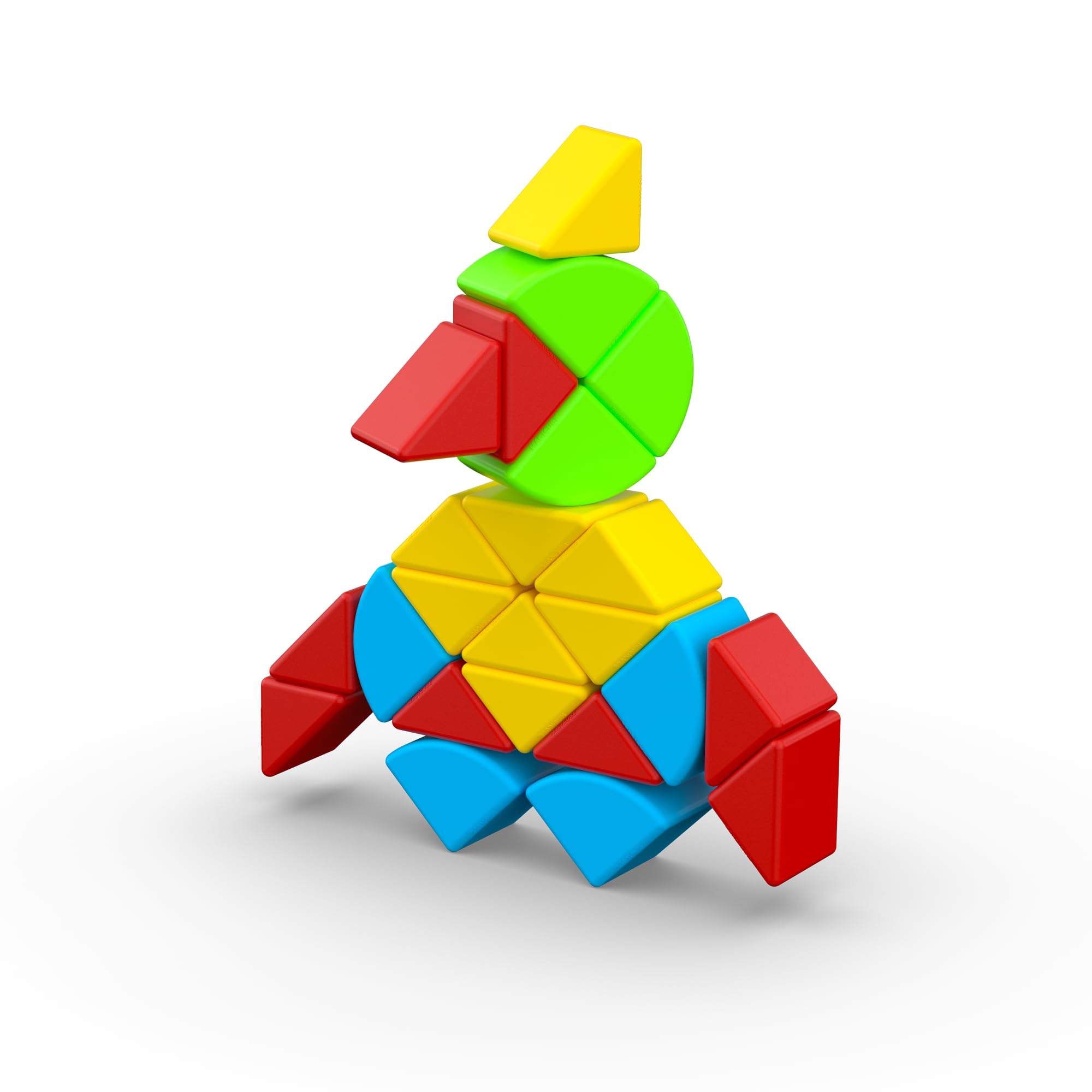 Geomag Magicube Magnetyczne klocki konstrukcyjne dla małych dzieci w wieku 1-3 lat, zabawka Montessori na ponad 1 rok, produkt sensoryczny dla dzieci z autyzmem, magnesy dla dzieci