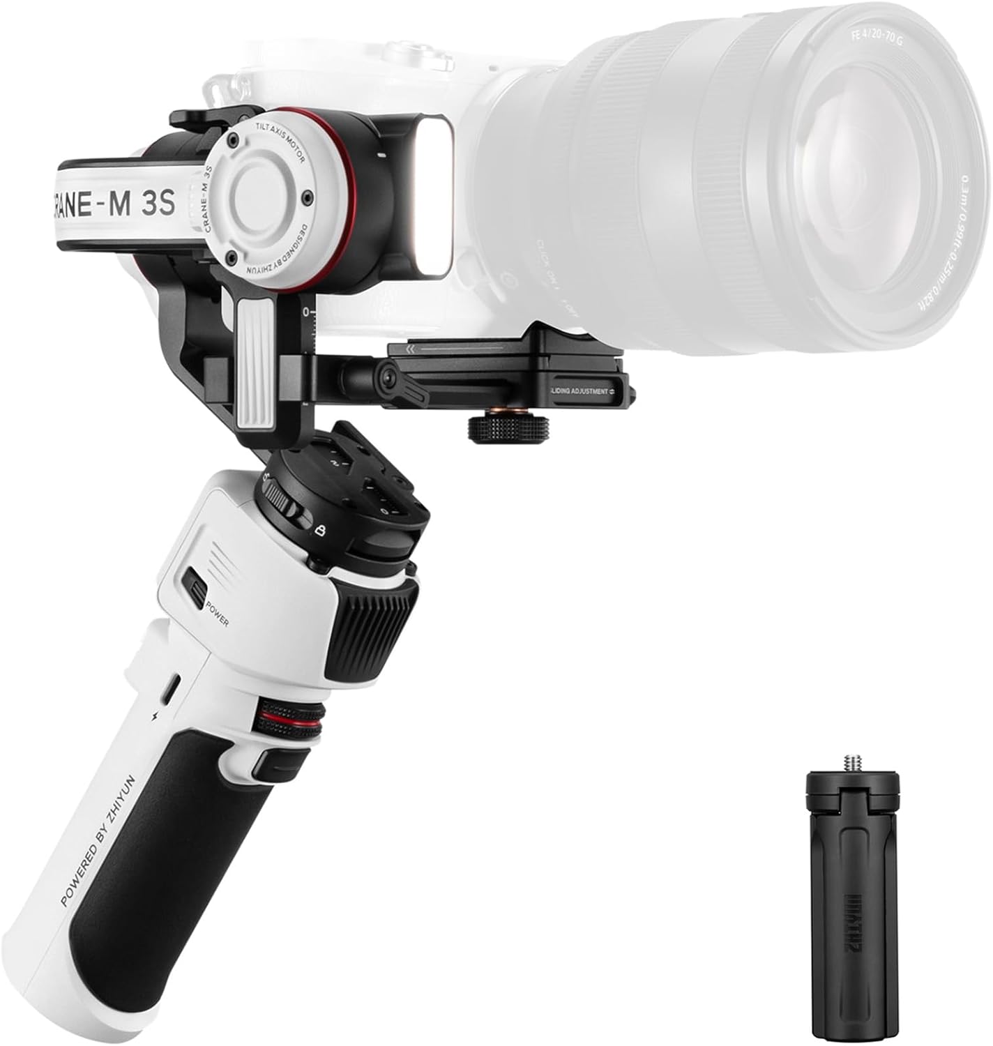 Sirui DK18 Lampada Al Carbonio Treppiede Sospeso In Aria Alto 1,8 M (Metallo - Foto 10