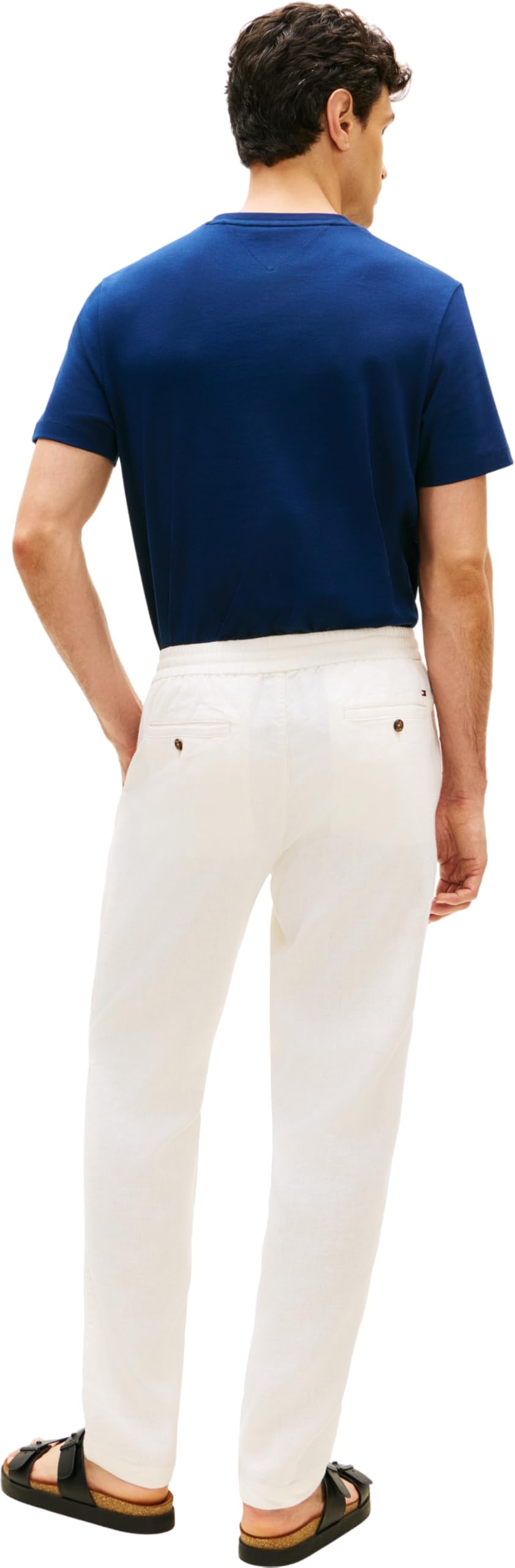 Tommy Hilfiger - Harlem Po Sorona Linen Mw0mw42336, Pantaloni Chino Uomo
