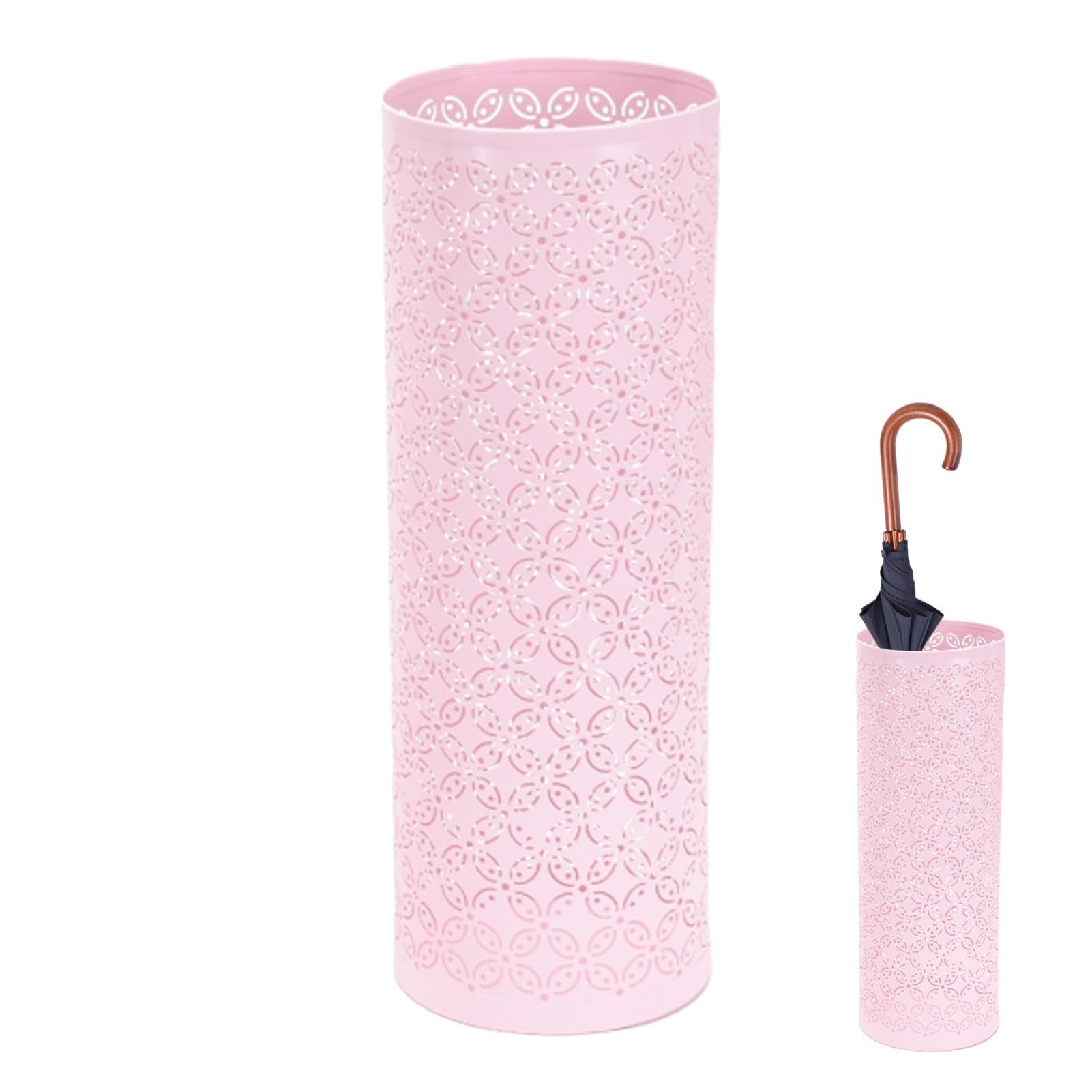 Dubbulon Metal Umbrella Stand - Metal Classical Walking Stick Holder Umbrella Stand | Standing Umbrella Holder | Entryway Umbrella Holder Rack Organizer | Porch Decor Rack | For Home, Officee, Hotel