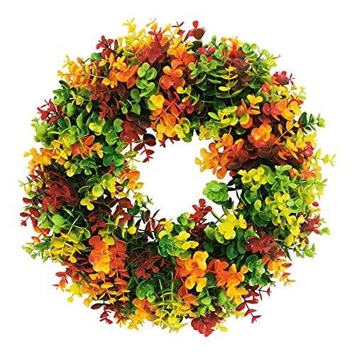 Couronne d'automne pour sublimer votre décoration de porte à Thanksgiving