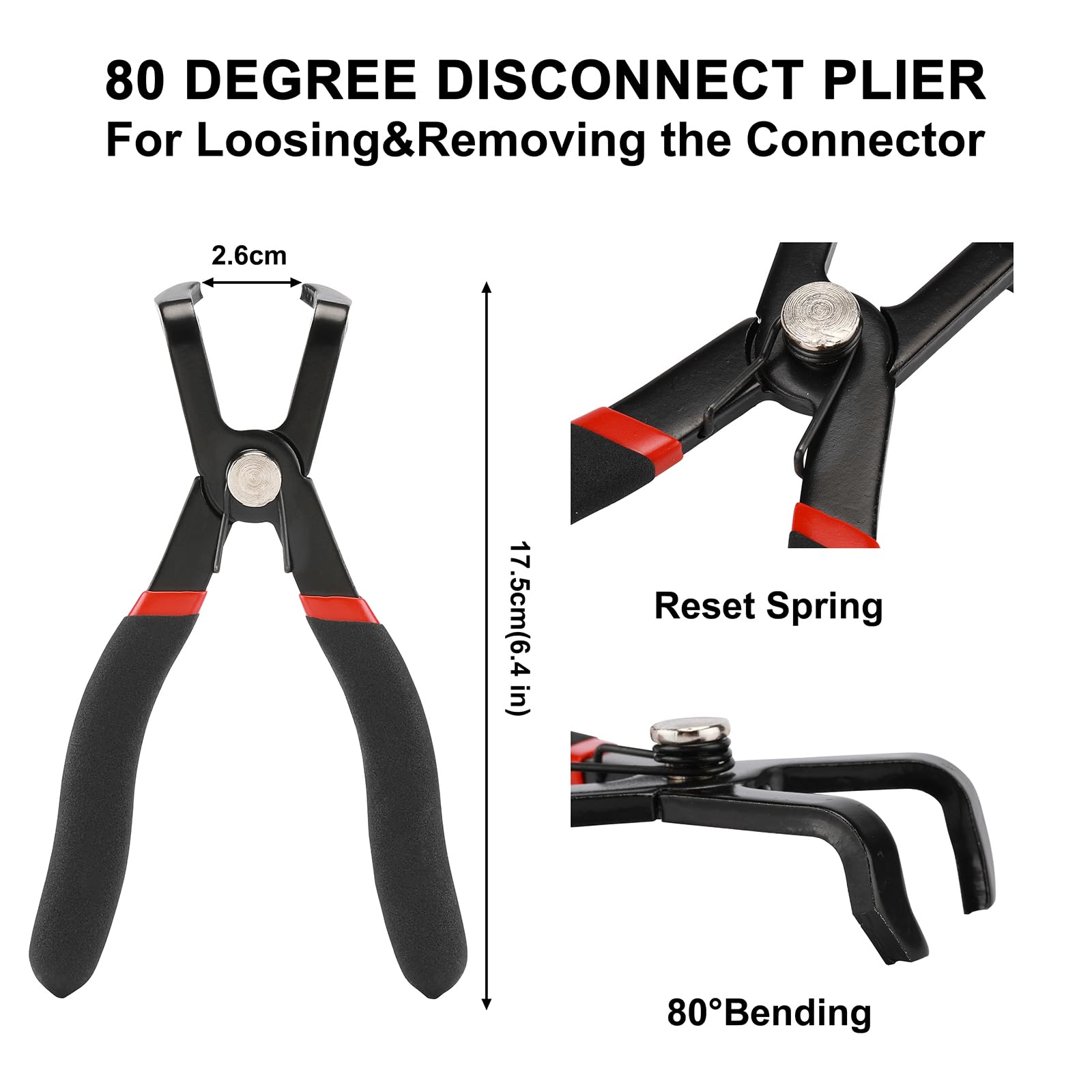 Tbest Pince à Tuyau à Essence Étrier De Filtre à Essence Pince à Pince