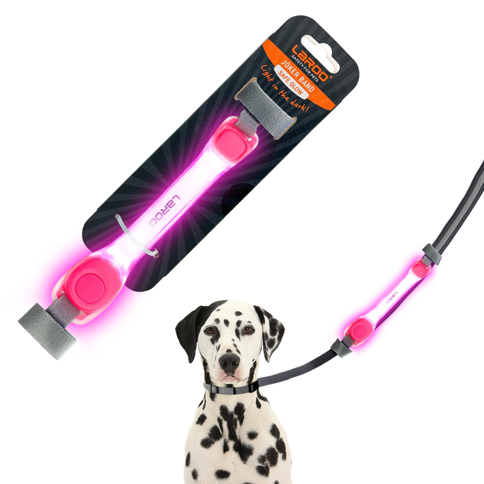 Pendente LED Per Collare Cane LaRoo - Ricaricabile USB, Impermeabile, 3 Modalità Luci, Per Sicurezza Notturna - Foto 7