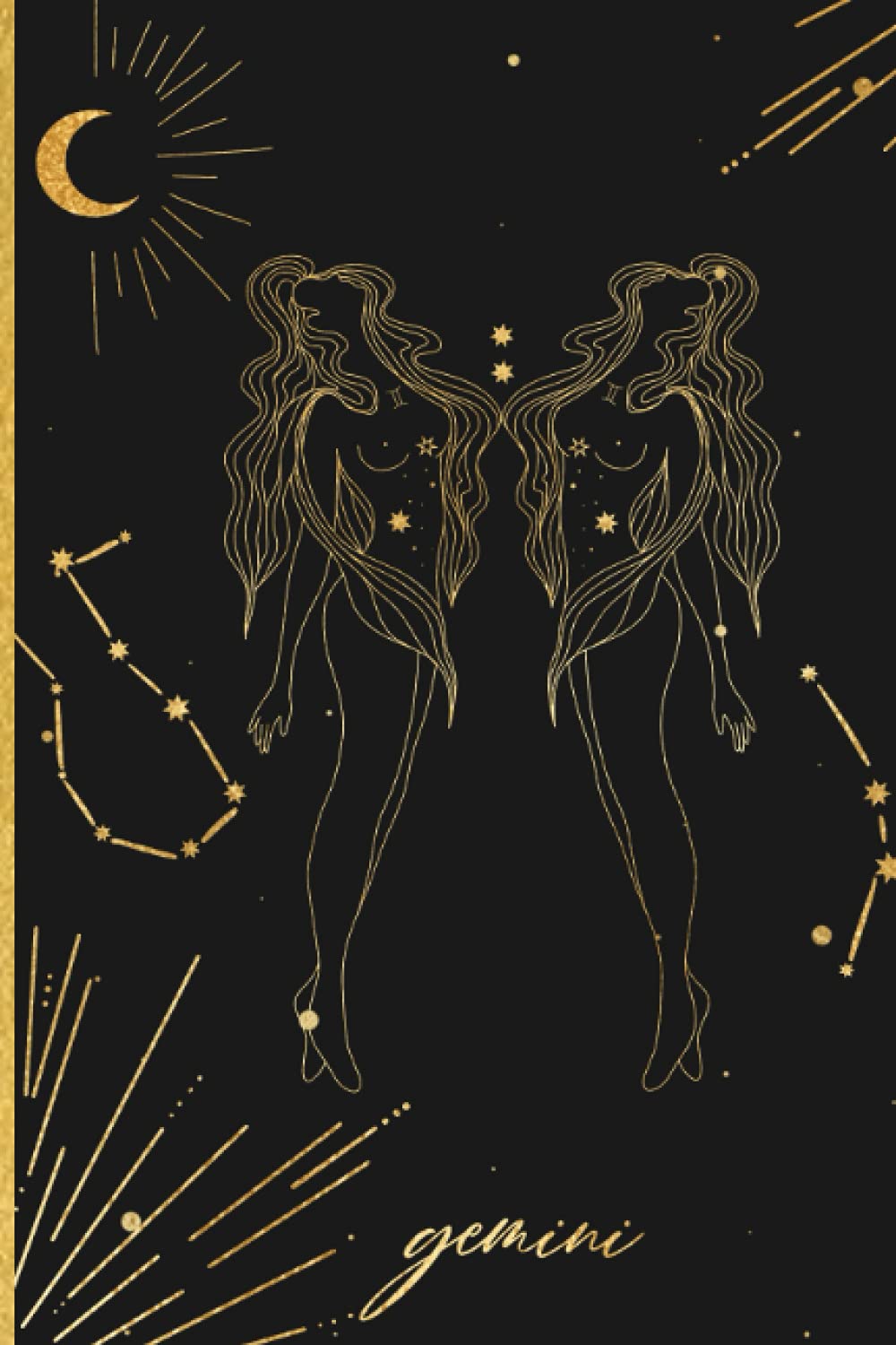 Gemini Notebook: Goddess Collection Lined Journal Notepad for Girls, Kids, Teens, Students for Gifts & Back to School