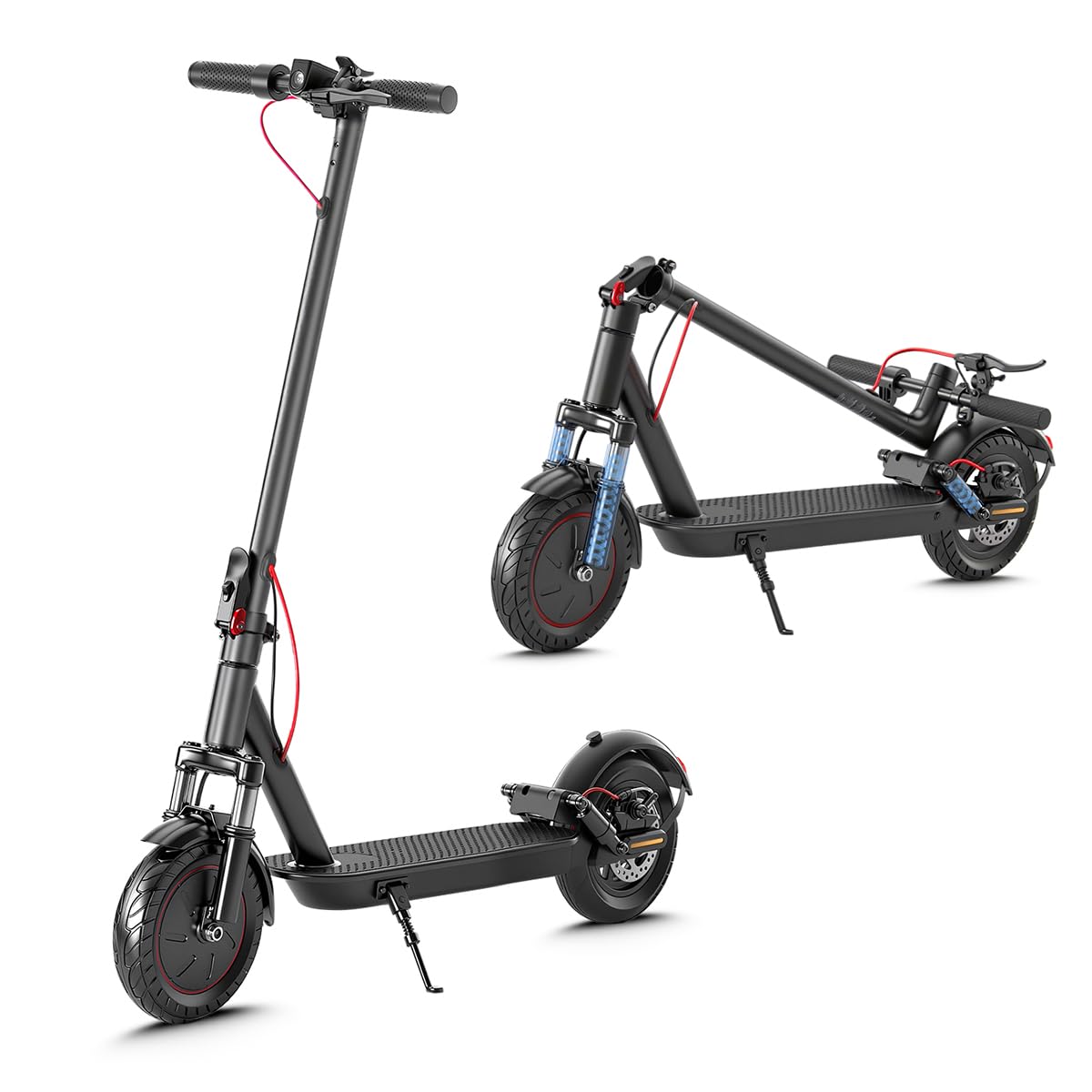 Mankeel Electric Scooter -Folding E Scooter with 8 5 10 Solid Tires 350W 500W Motor Up to 19MPH