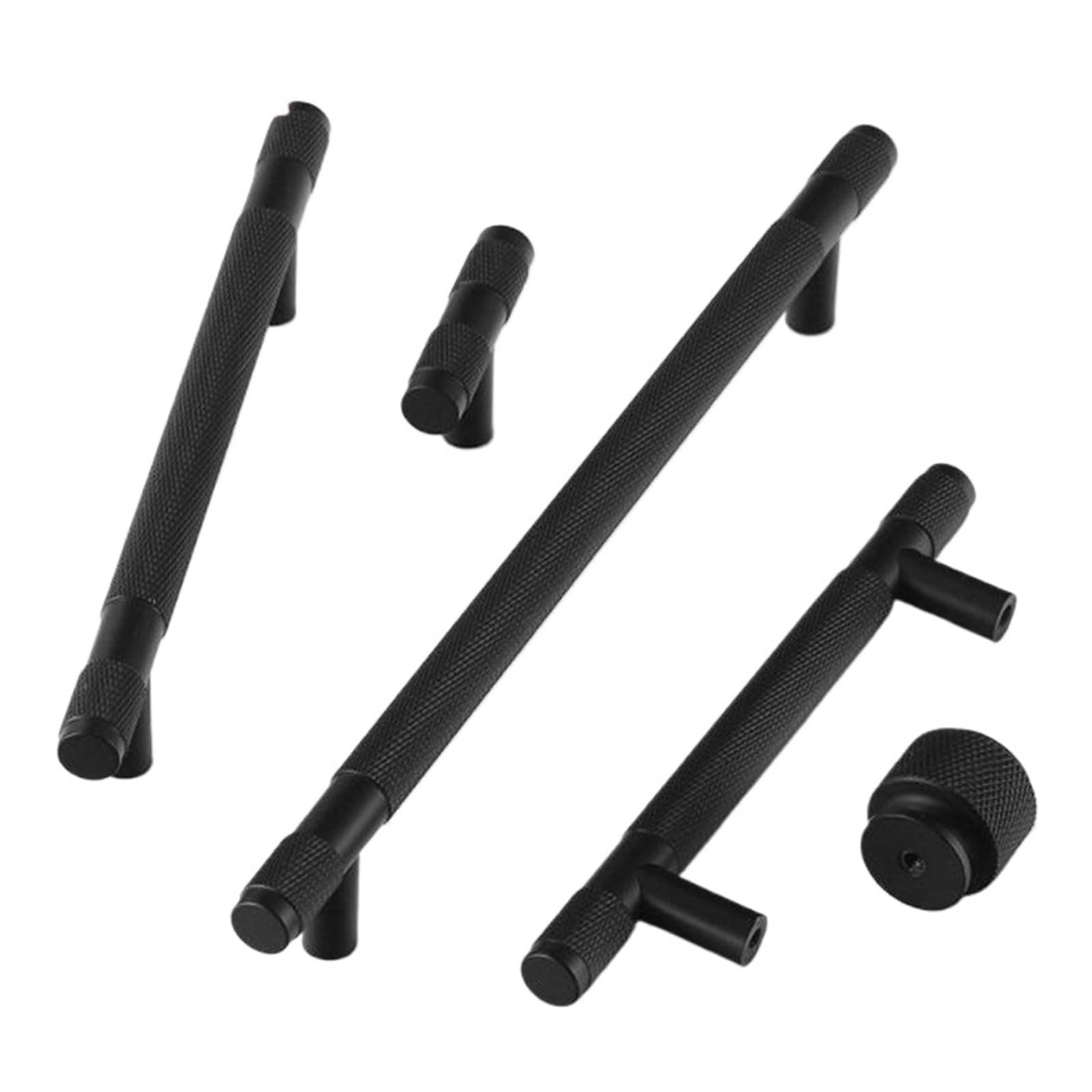 Küchenschrankgriffe 20 STÜCKE Moderne Aluminiumlegierung Schwarzgold Küchenschrankgriffe(5086 black 192mm)