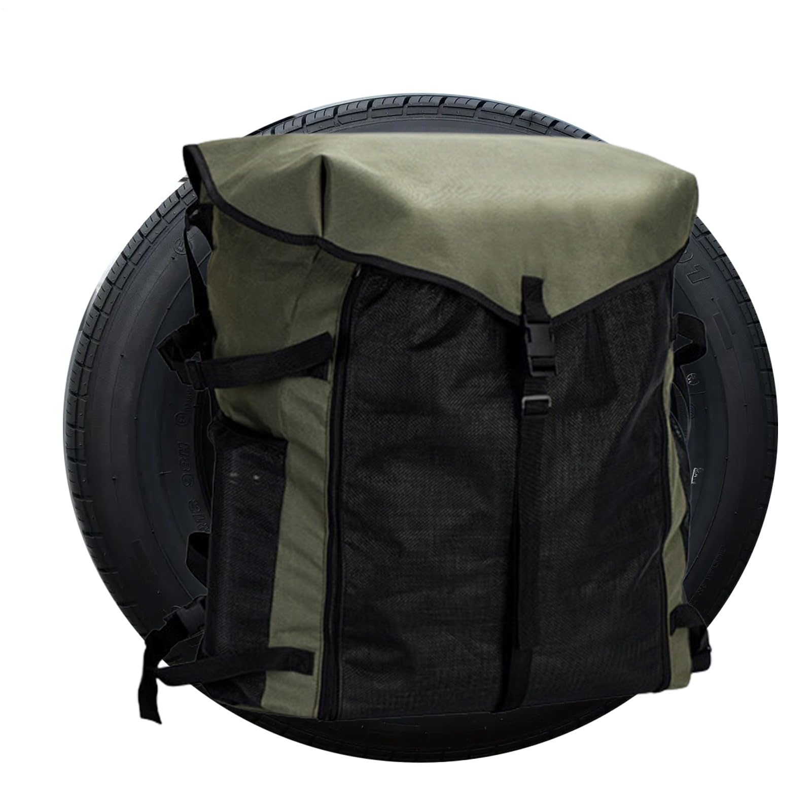 Reserverad-Aufbewahrungstasche – Universeller Outdoor-Ausrüstungs-Organizer-Rucksack, Reißfeste Stoffkonstruktion, Einfach Zu Installierendes Verstellbares Riemensystem | SUV Truck RV Camping Roa
